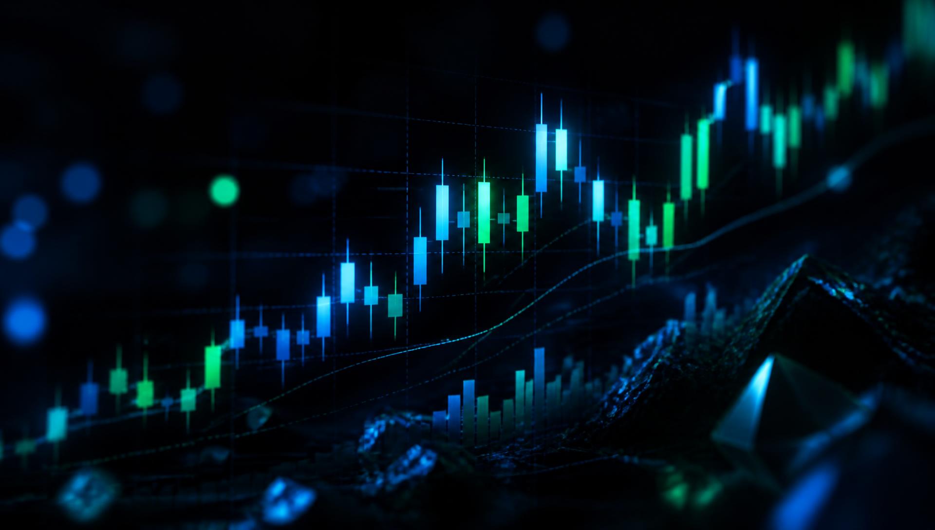 Digital asset trading chart